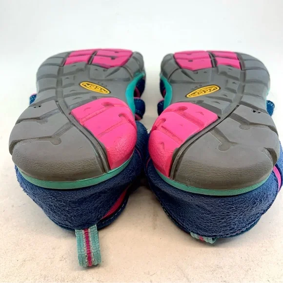 KEEN Big Kid's Youth Blue Pink Seacamp II CNX Waterproof Sandals size 3 EU 35 - Picture 11 of 11